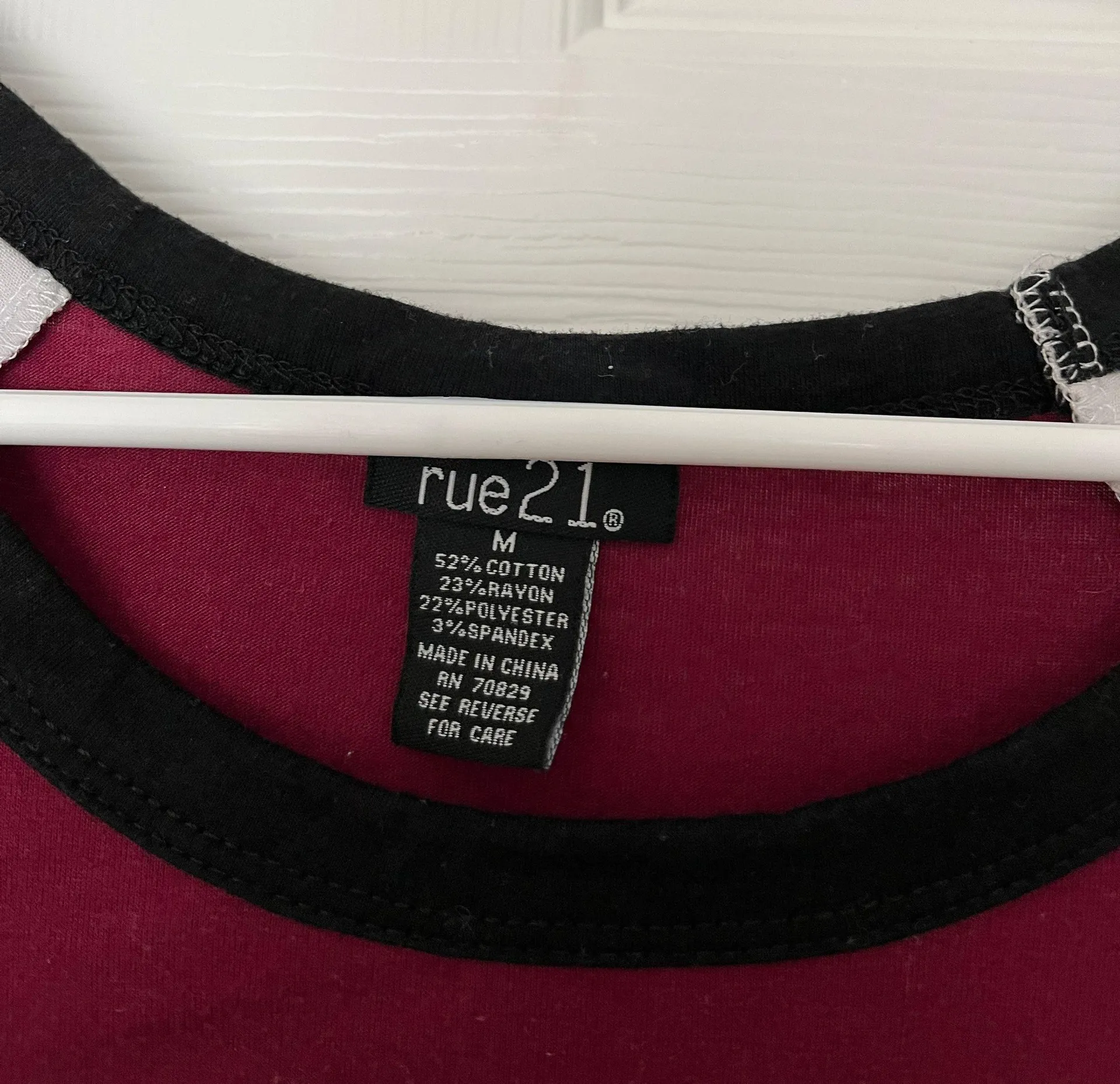 Chicago 87 Baseball Tee 3/4 Sleeve Shirt - Image 2