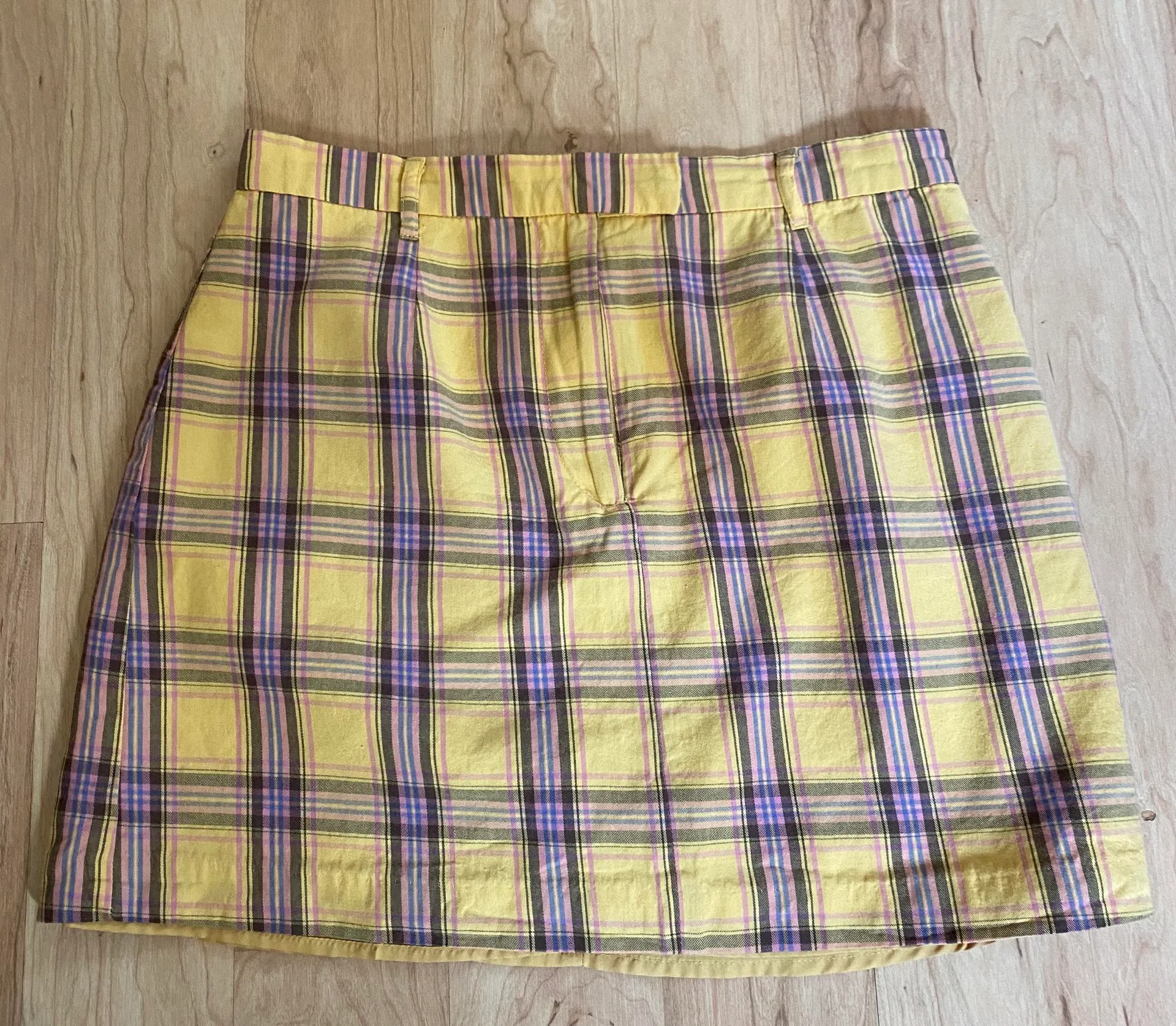 plaid mini skirt - Image 3