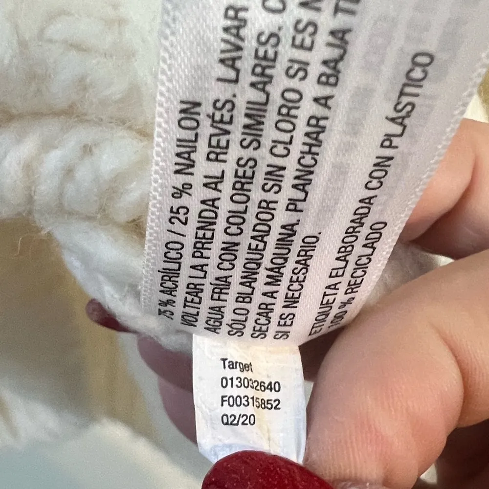 Universal Thread Cream V-neck Oversized Sweater Pullover Soft Cozy XL - Image 6