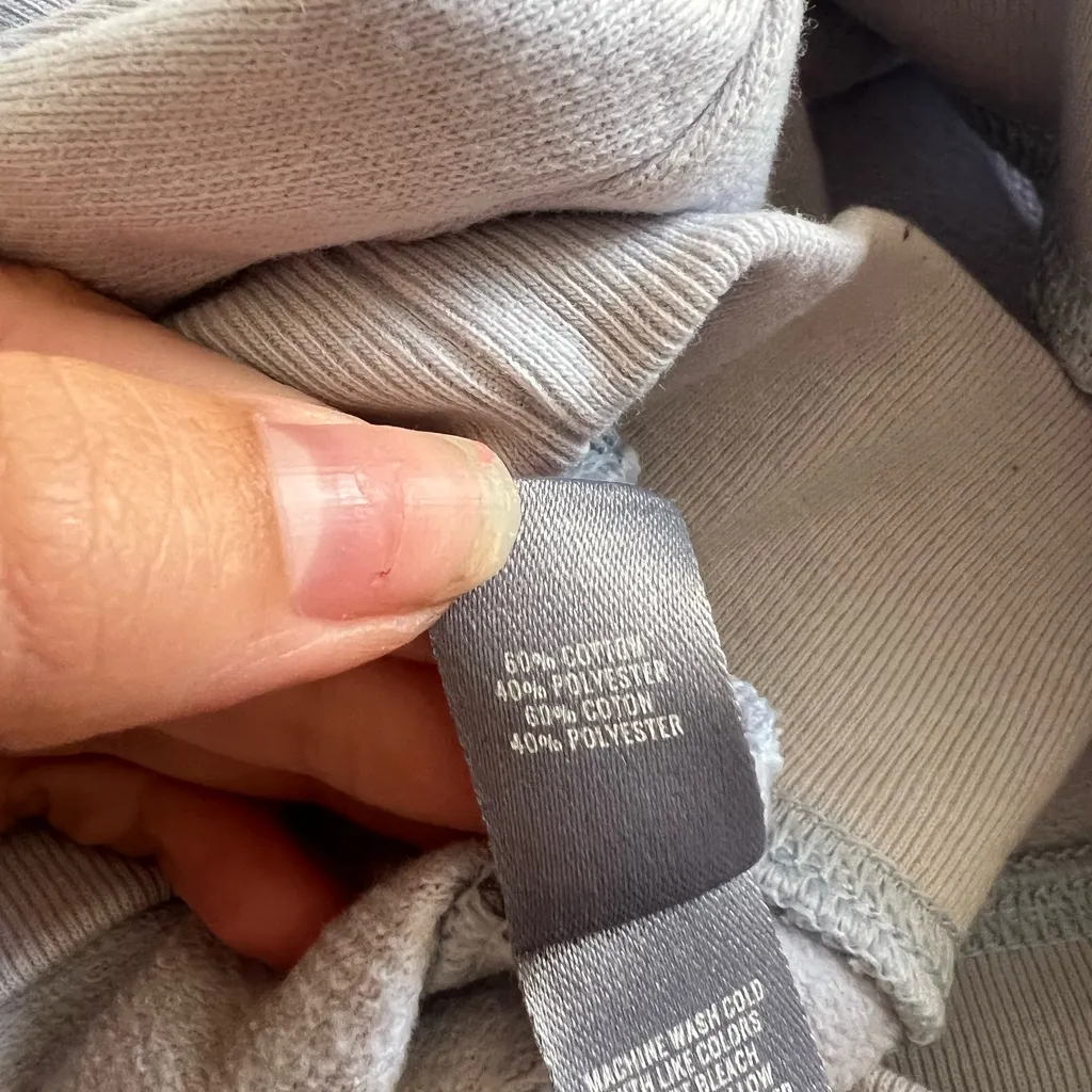 aerie | powder blue quarter zip | size medium - Image 5