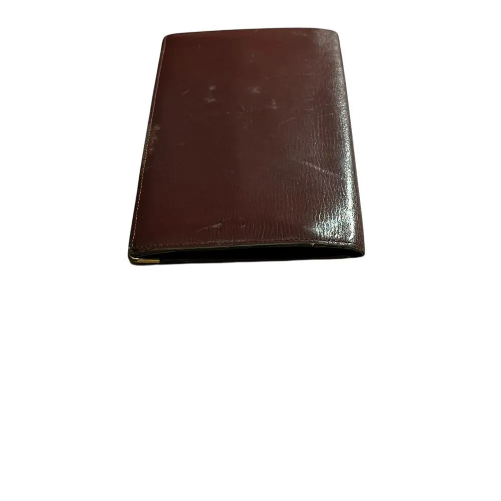 Cartier Burgundy  Long Leather Bifold Wallet - Image 12