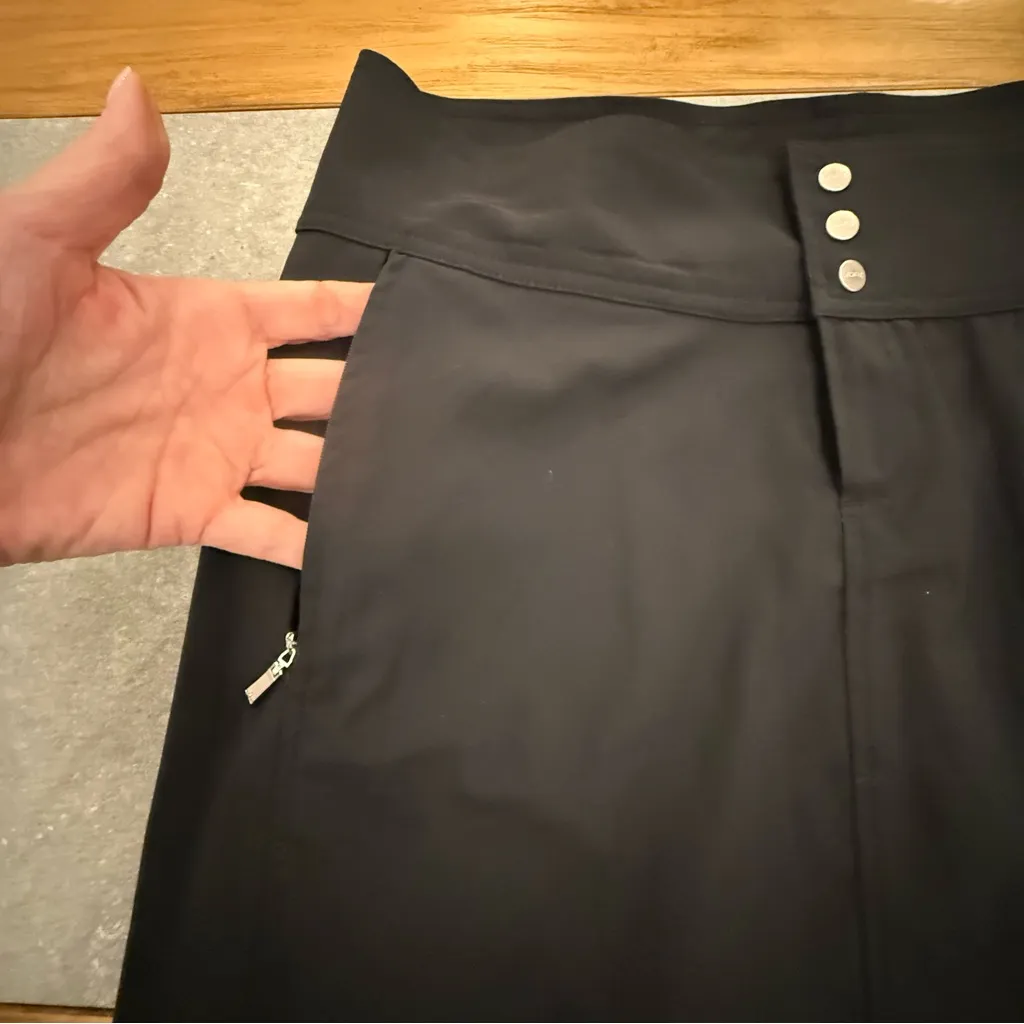 Jofit Black Signature Skort Golf & Tennis Zip Pockets & Built - Image 6