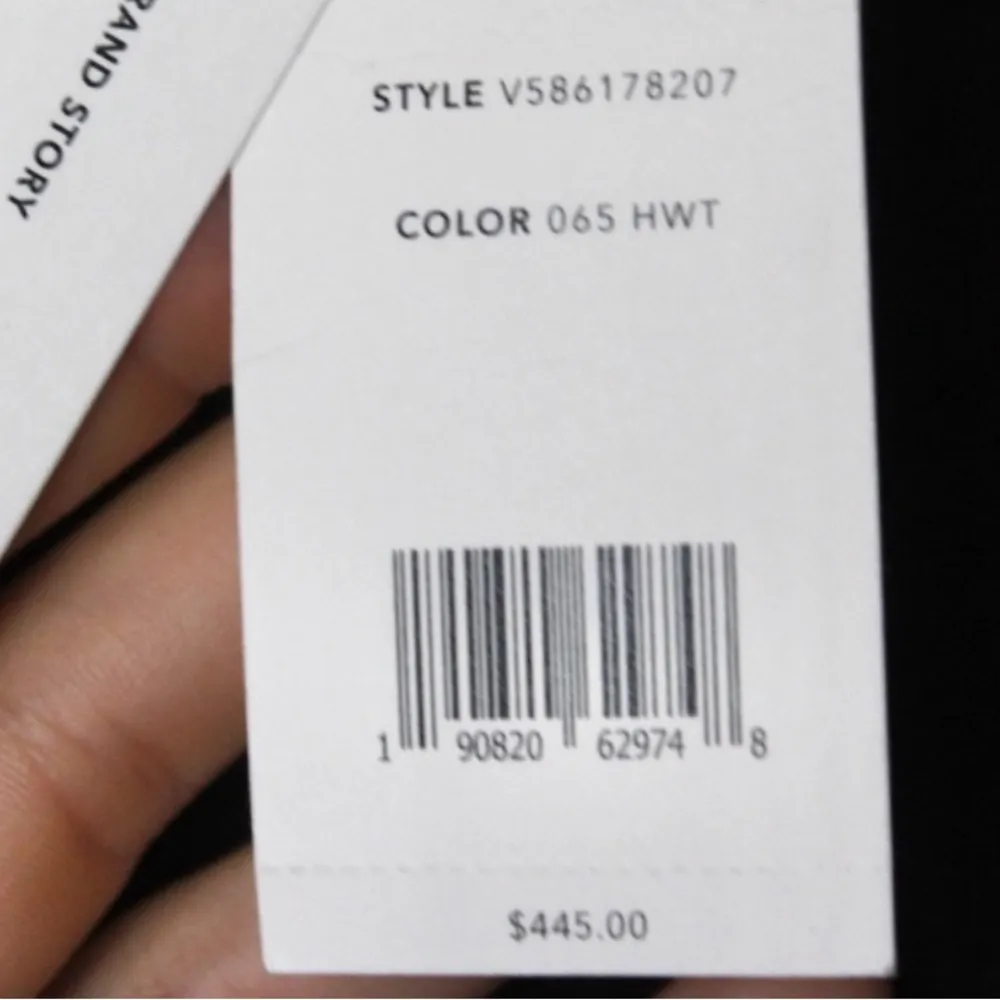 Vince | Cold Shoulder Black & Gray Striped Mock Neck Sweater - Image 5