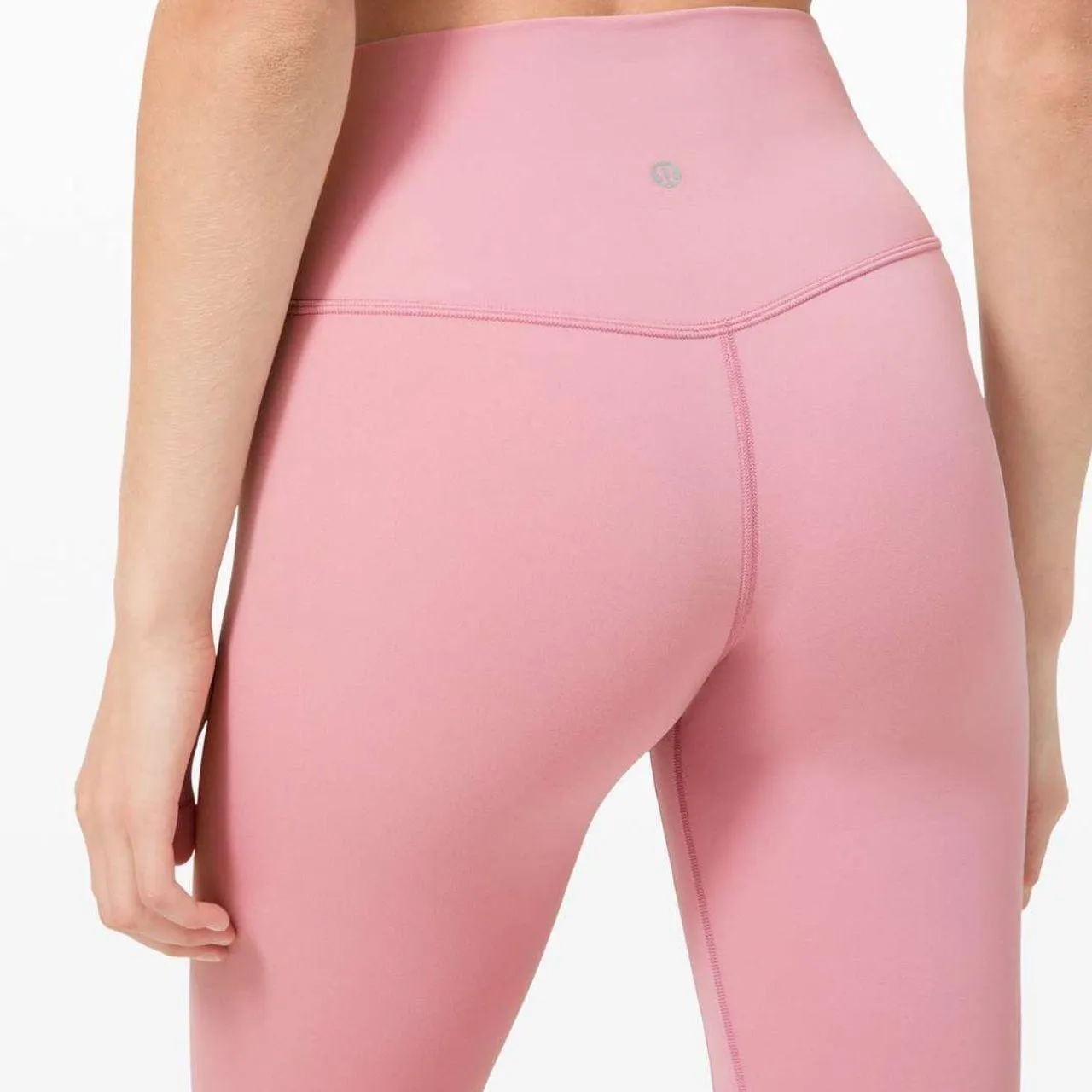lululemon Align Leggings High-Rise Crop 21" Pink  - Image 4