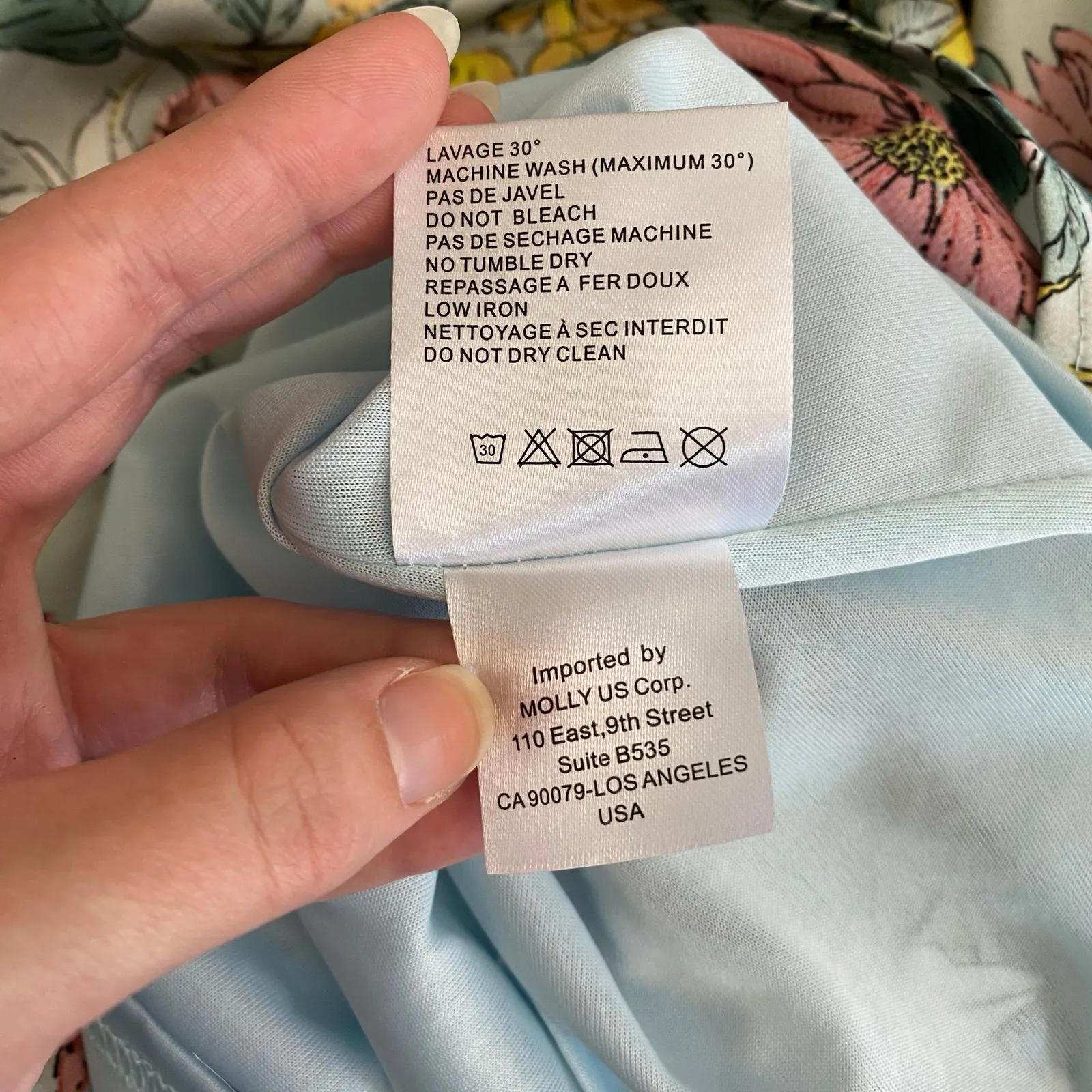 Molly Bracken Women’s Floral Print Ruffle Collar Mini Dress Size Small Spring - Image 6