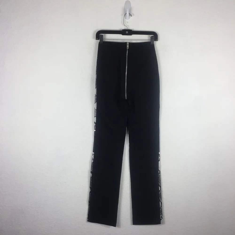 NWT I.AM.GIA Hendrix Faux Leather Snakeskin Zipper Trouser Pants XS - Image 15