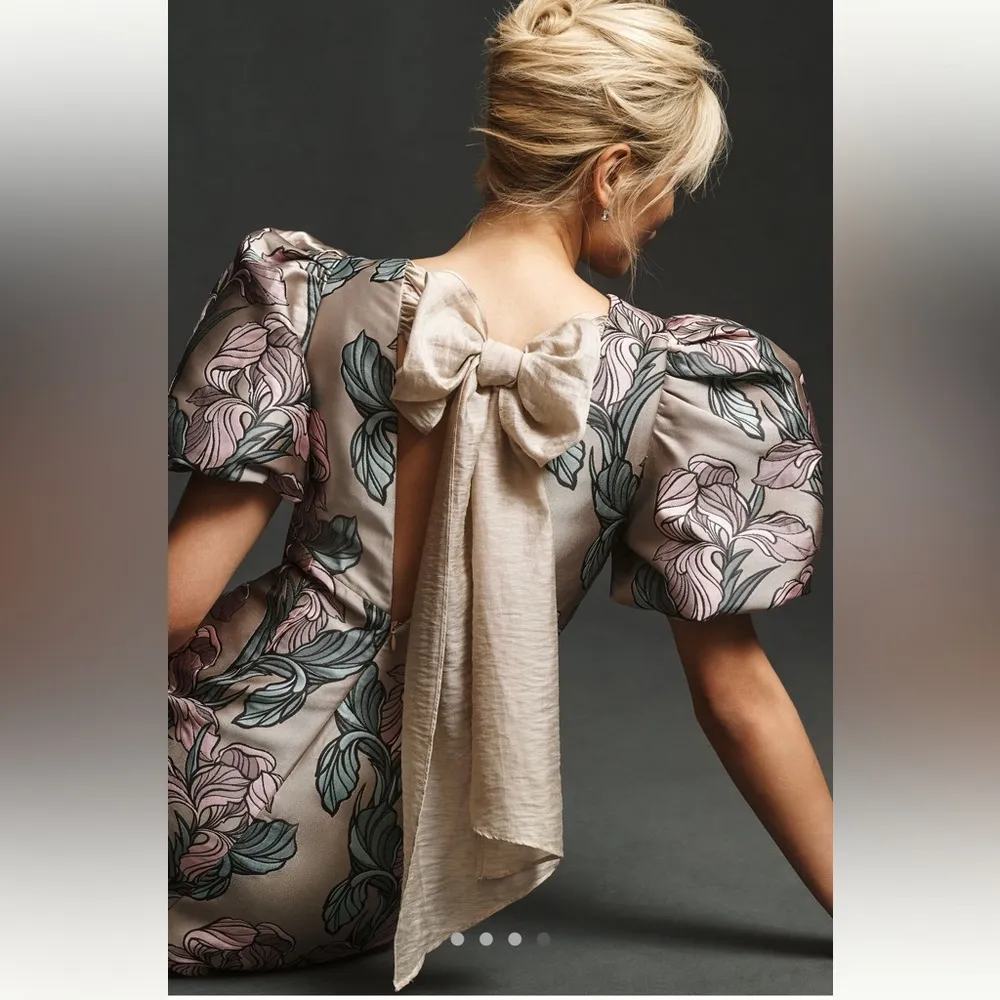 The Elliatt Audrey puff-sleeve mini dress - Image 4