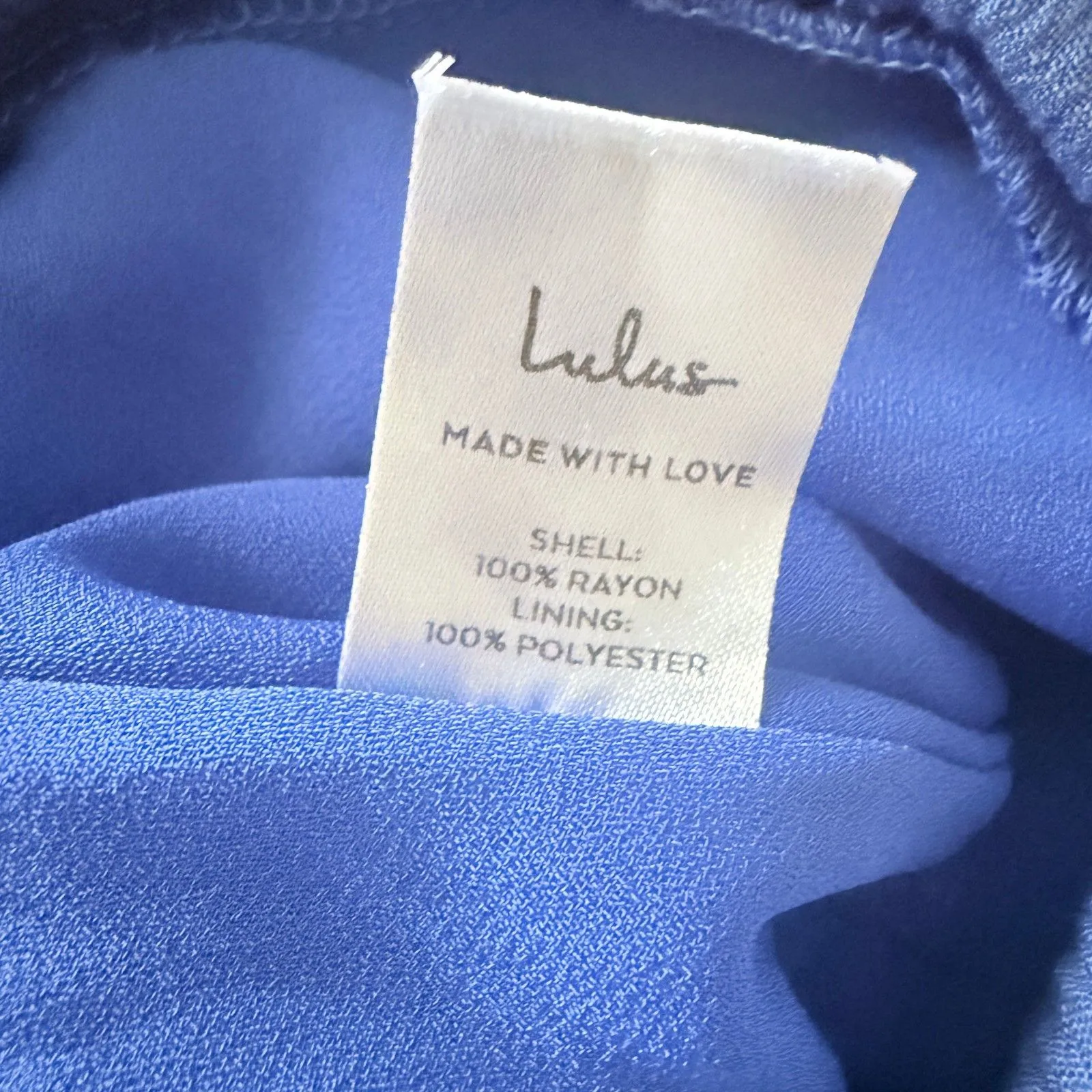 Lulus Heart of Marigold Denim Blue Wrap Flutter Sleeve Travel Maxi Dress Sz S - Image 7