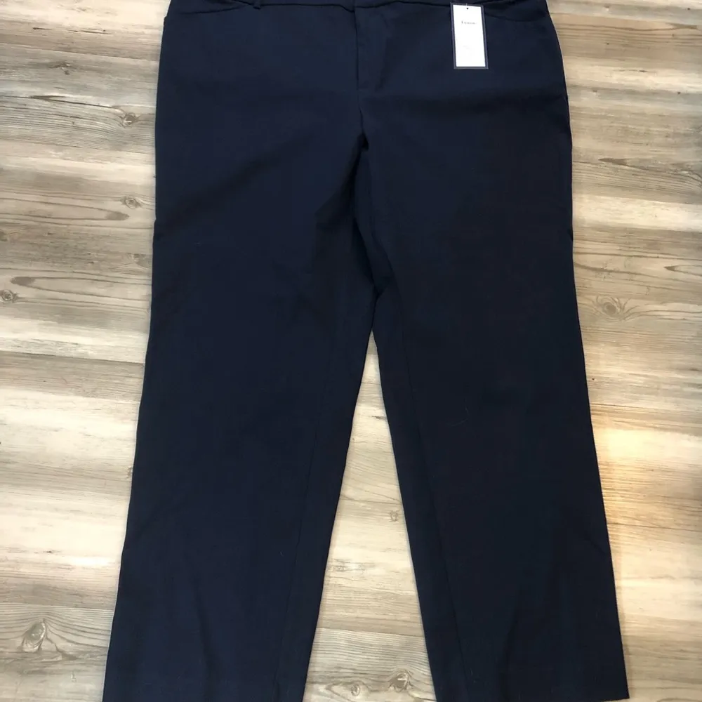 Charter Club size 20W Pants, navy blue, Newport Style,NWT - Image 6