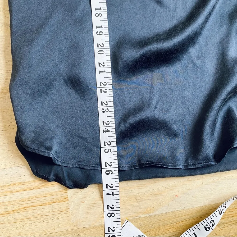 Go by Go Silk blouse (silk/cotton) NEW Blue Size XS - Image 11