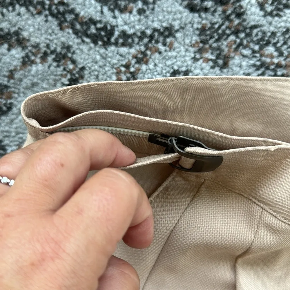 Vintage Georgio Sant’ Angelo Pleated Pants Khaki 10 Tan - Image 6