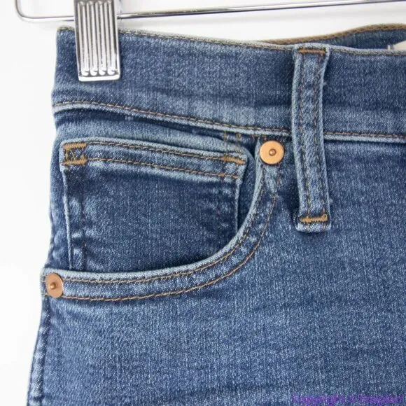 NEW Madewell 10" High-Rise Skinny Jeans‎ in Wendover Wash: TENCEL™, 24 - Image 7