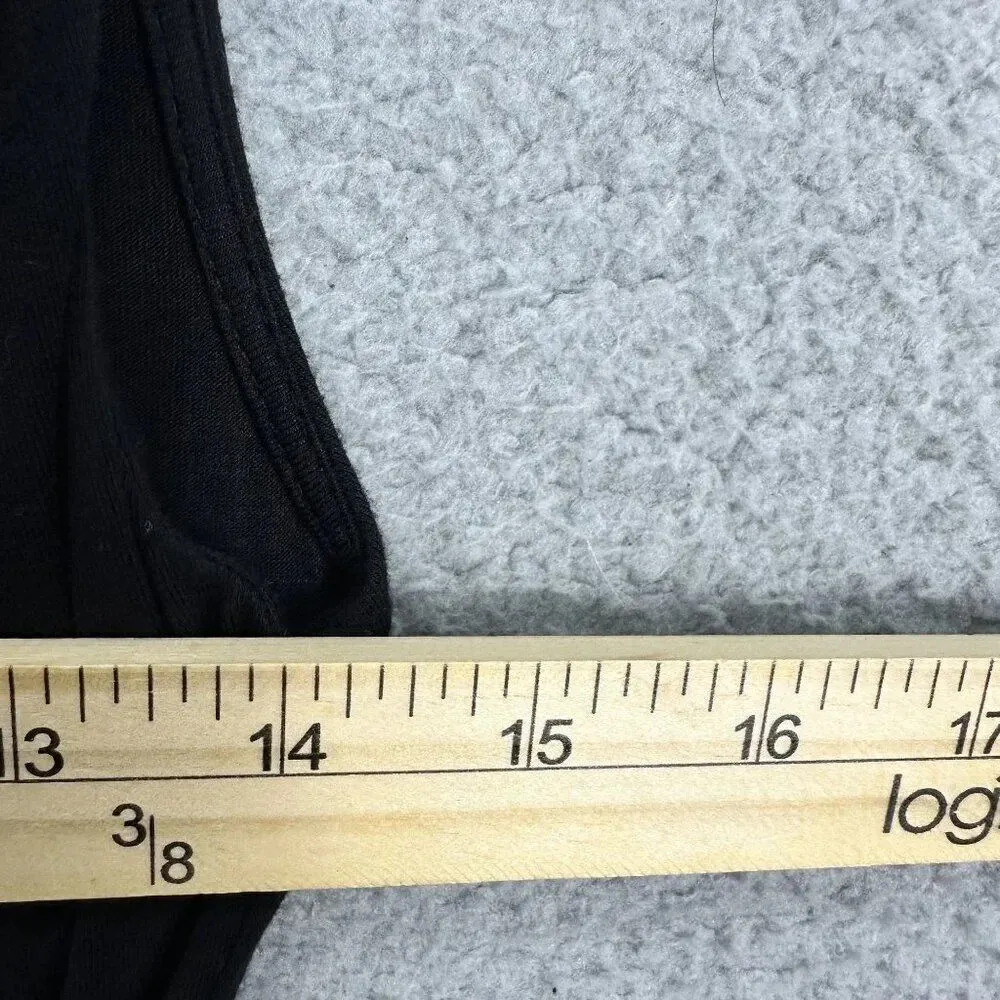 Gilli Dress womens XS black midi sleeveless gathered ruched drop waist flowy‎ - Image 6