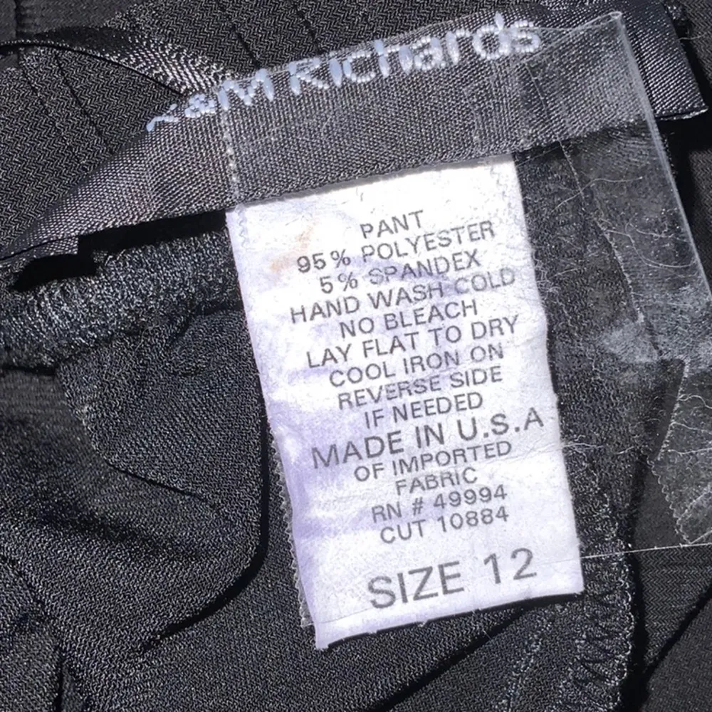 Evening Pantsuit Black Size 12 - Image 8