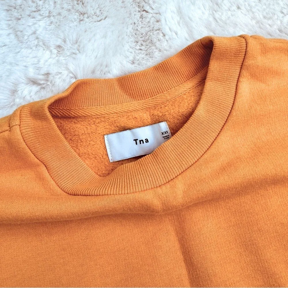 Aritzia  TNA Cozy Pullover Sweater XXS - Yellow - Image 3