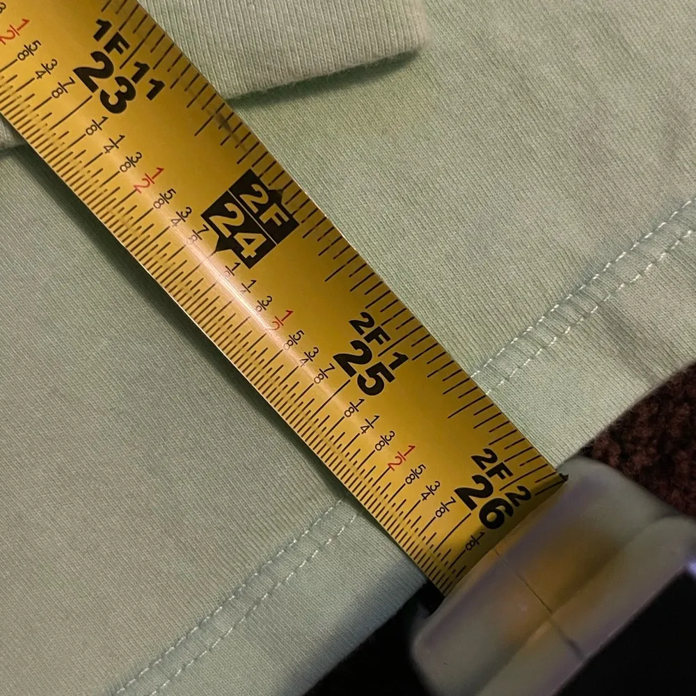 green ombré Save the Arctic penguin long sleeve shirt S - Image 8