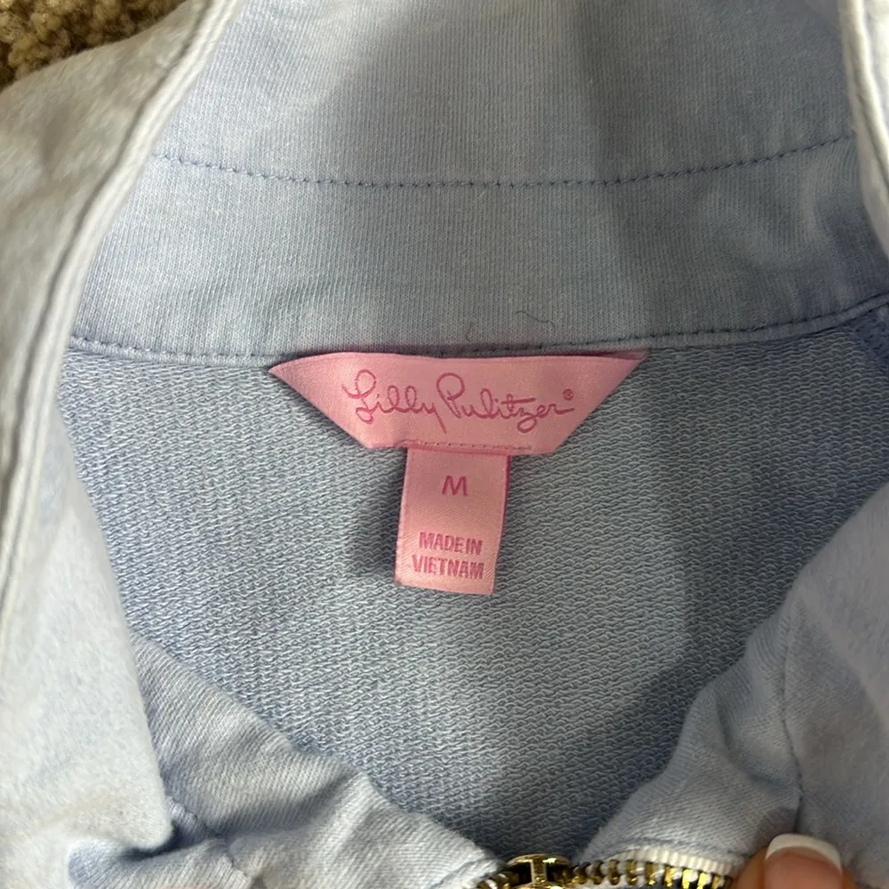 Lilly Pulitzer Skipper Popover 1/4 zip - Image 4