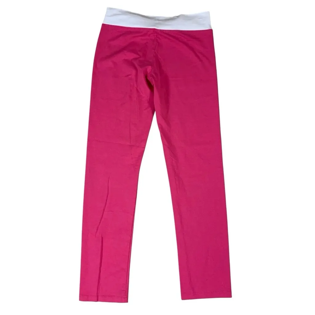 BD Jeans Pink Low Rise Slim Pants Colorblock Waist Belted Y2K Aesthetic Medium - Image 3