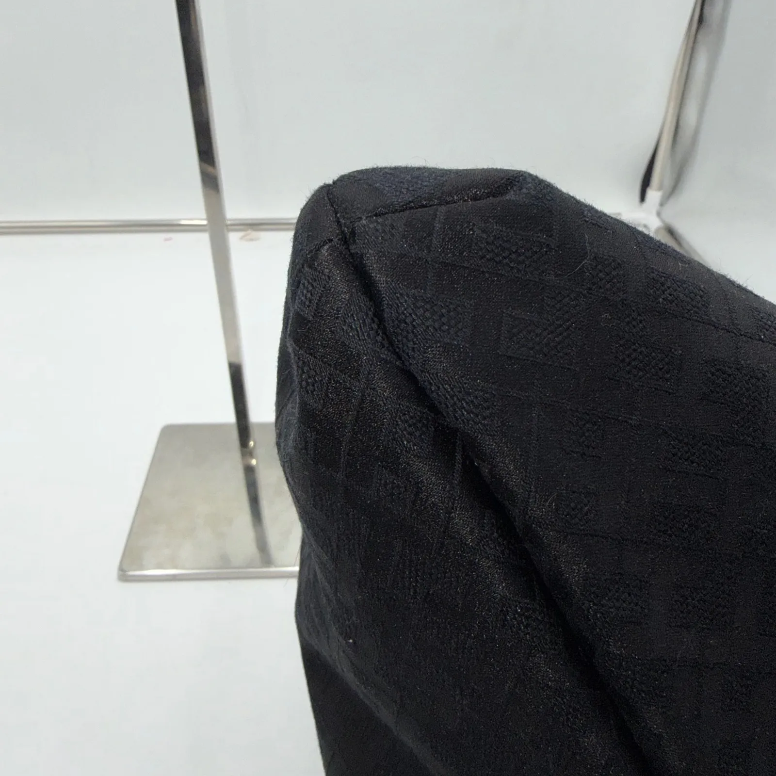 Tommy Hilfiger Black Monogram Crossbody Messenger Bag Adjustable Strap - Image 10