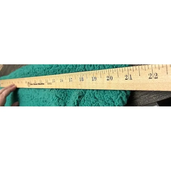 Green Sherpa Women's Christmas "WHAT THE ELF" Sequin Sweatshirt M Soft Festive Size M - Image 4