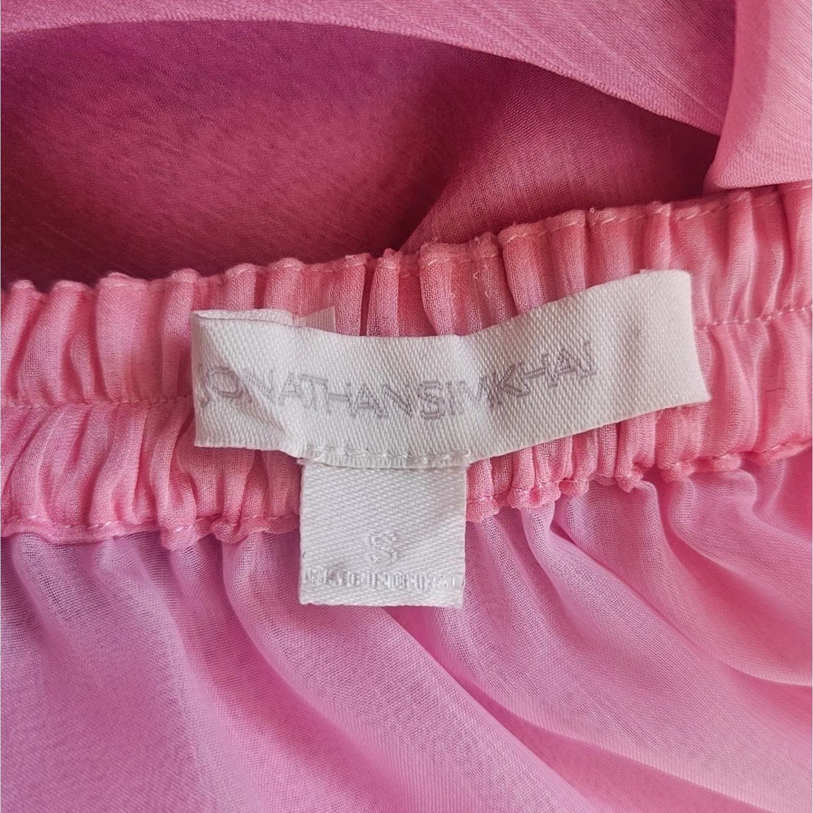 JONATHAN SIMKHAI Ombré Halter‎ Maxi Dress Pink Size Small - Image 13