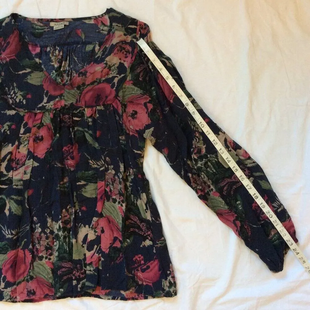 Anthropologie EUC Vintage Anama Multicolor Floral Blouse - Size S - Image 5
