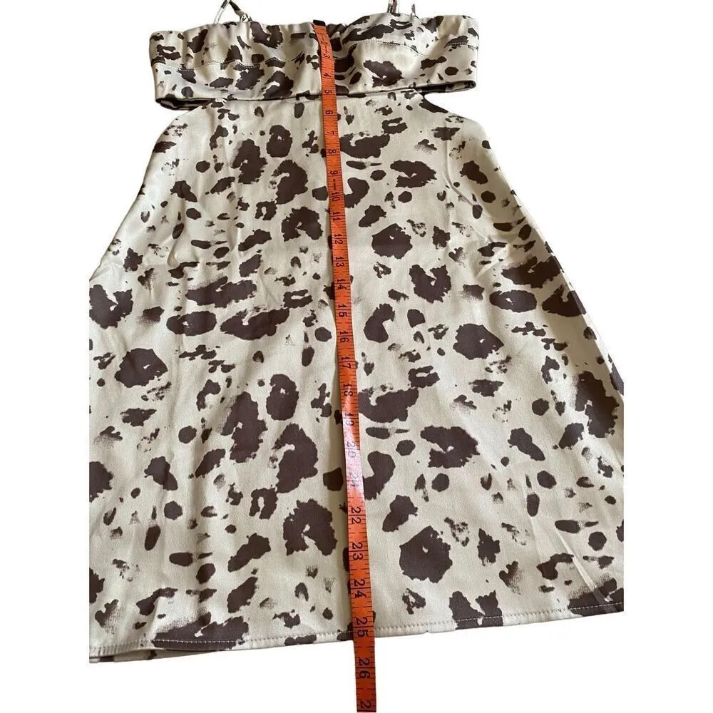 Emory Park Leopard Print Cocktail Dress Cutout Party Hot Sexy - Image 13