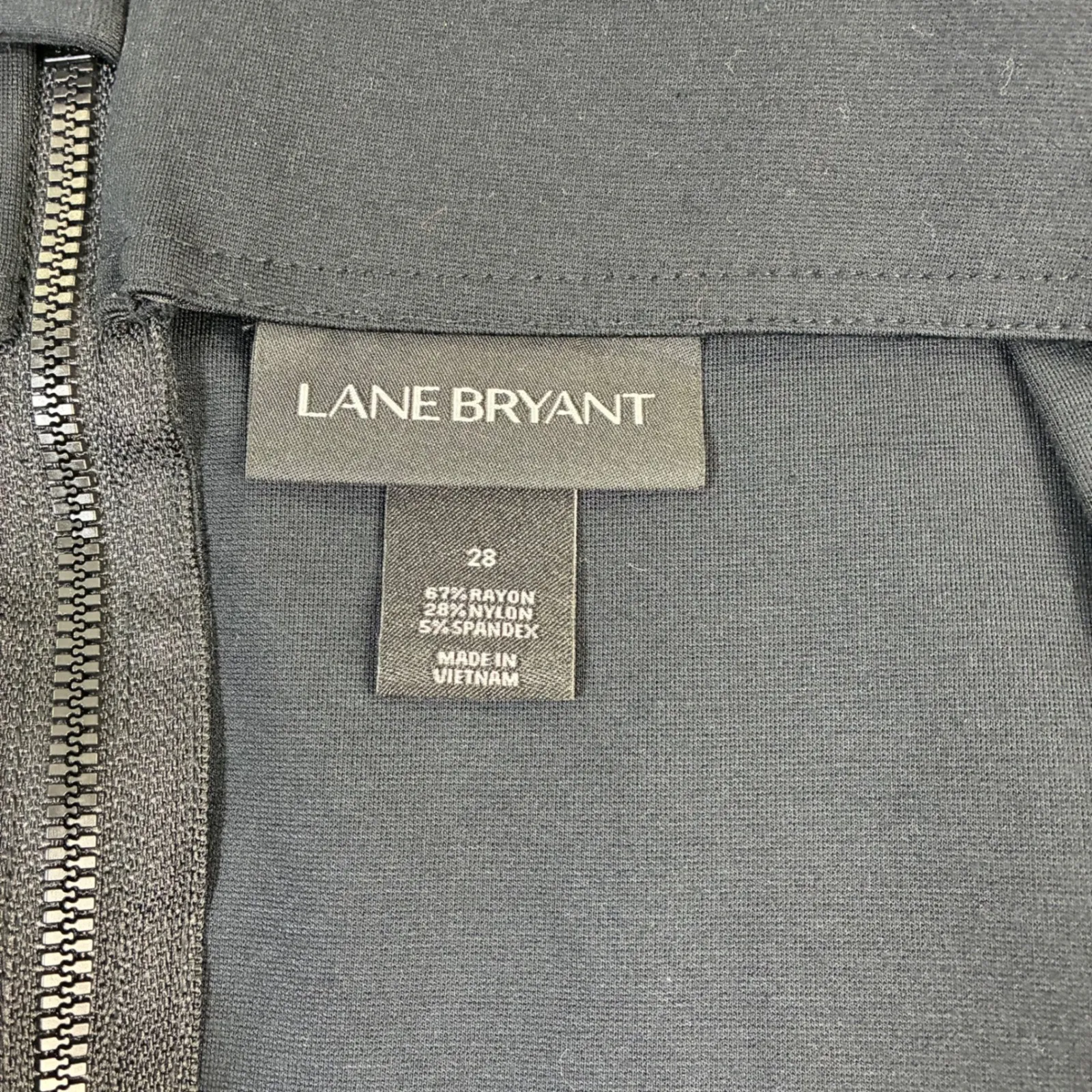 Lane Bryant Black Career Pencil Skirt Plus Size 28 Office Professional‎ Classic - Image 3