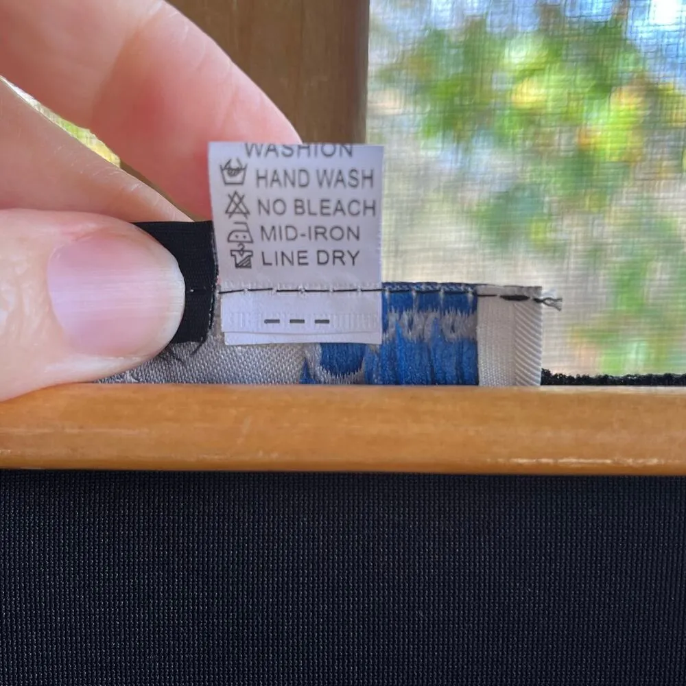 Victorian Choice Women's Black And Blue Velvet Medieval Dress Size L Size L - Image 13