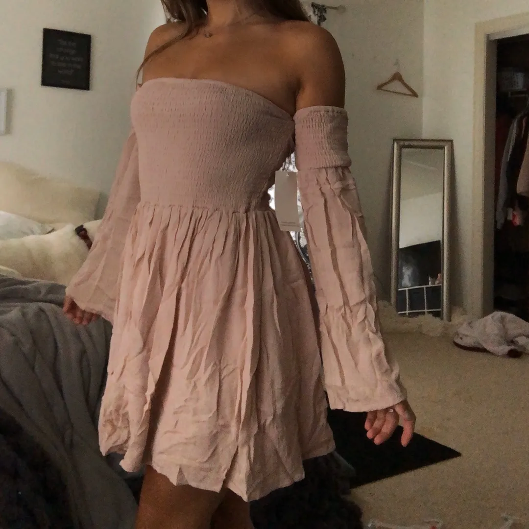 Tobi NWT  Ellie Rose Skater Dress In Rose - Image 9