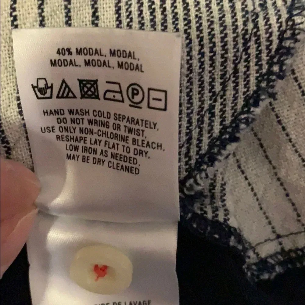 Anthropologie • 9-H15 Stcl Linen Blend Tunic Size Medium - Image 7