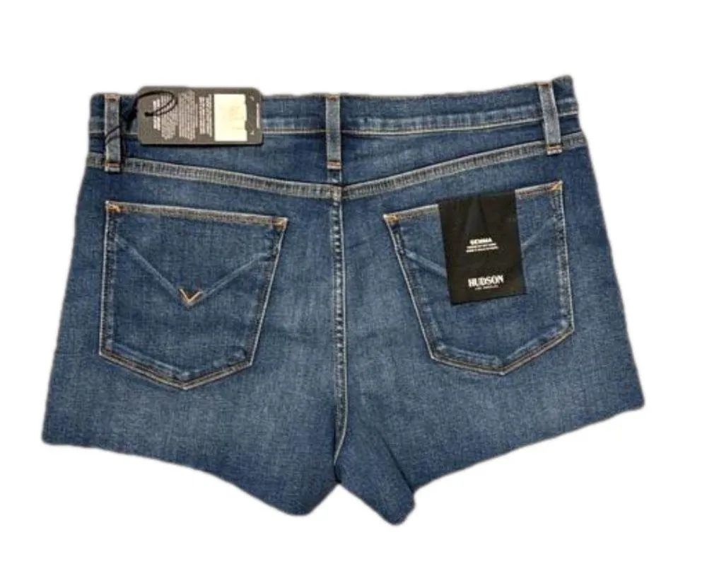 Hudson Gemma Midrise Cut-Off Denim Shorts - Image 2