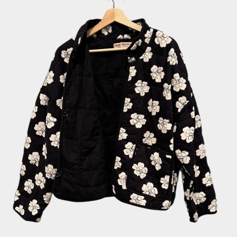 FREE PEOPLE Chloe Quilted Jacket Size Medium - Image 9