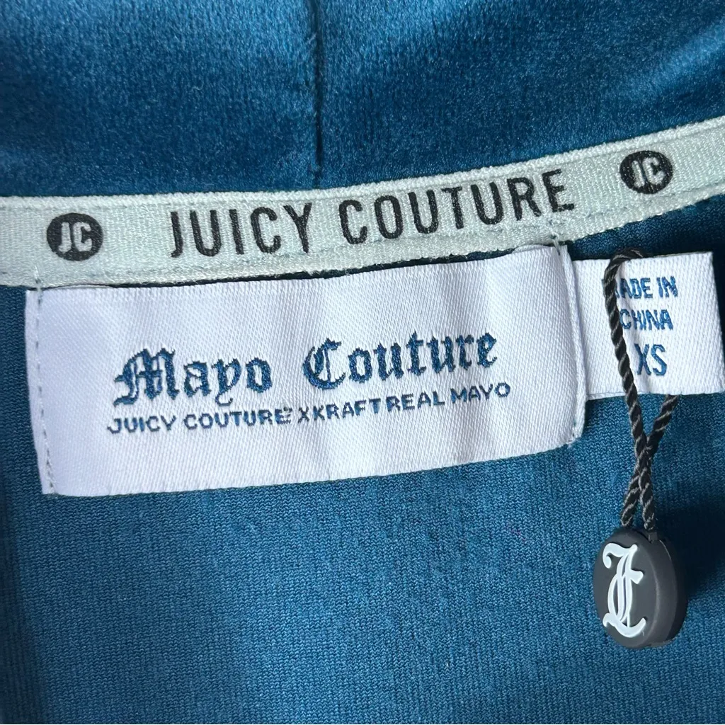 *RARE*Y2K Juicy Couture x Kraft Mayo Velour Tracksuit Jacket Size XS Pants S - Image 5