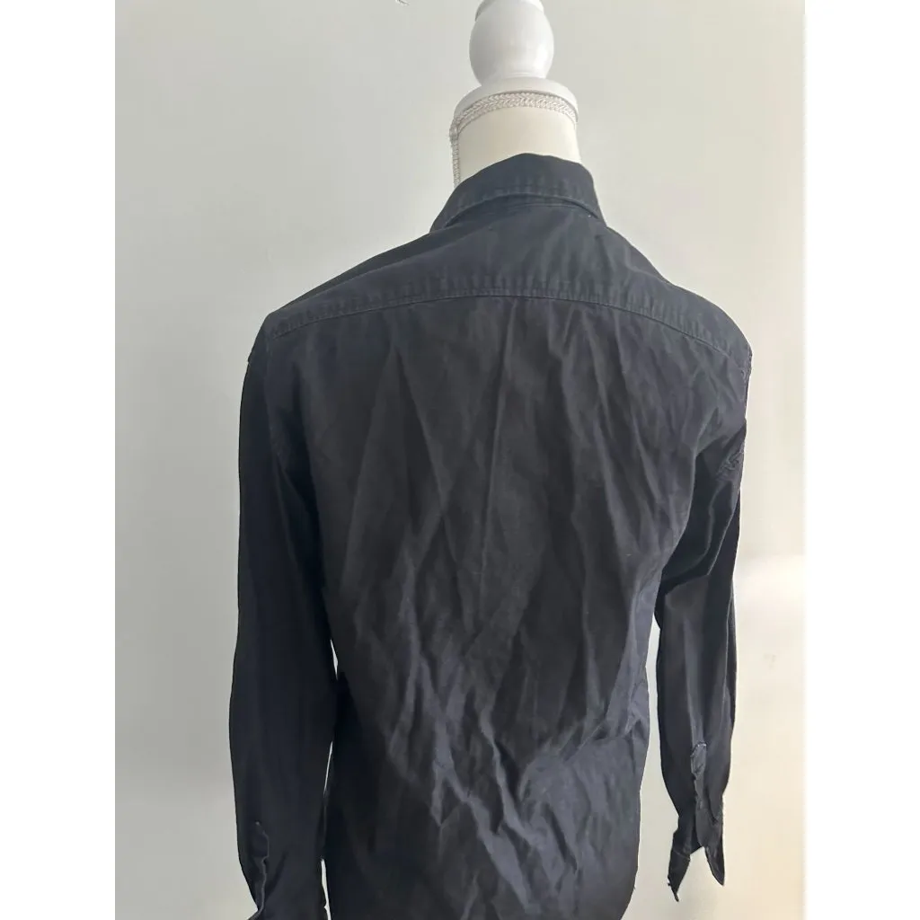 IRO Jeans Women's Black Button Down Shirt Size XS - Image 5