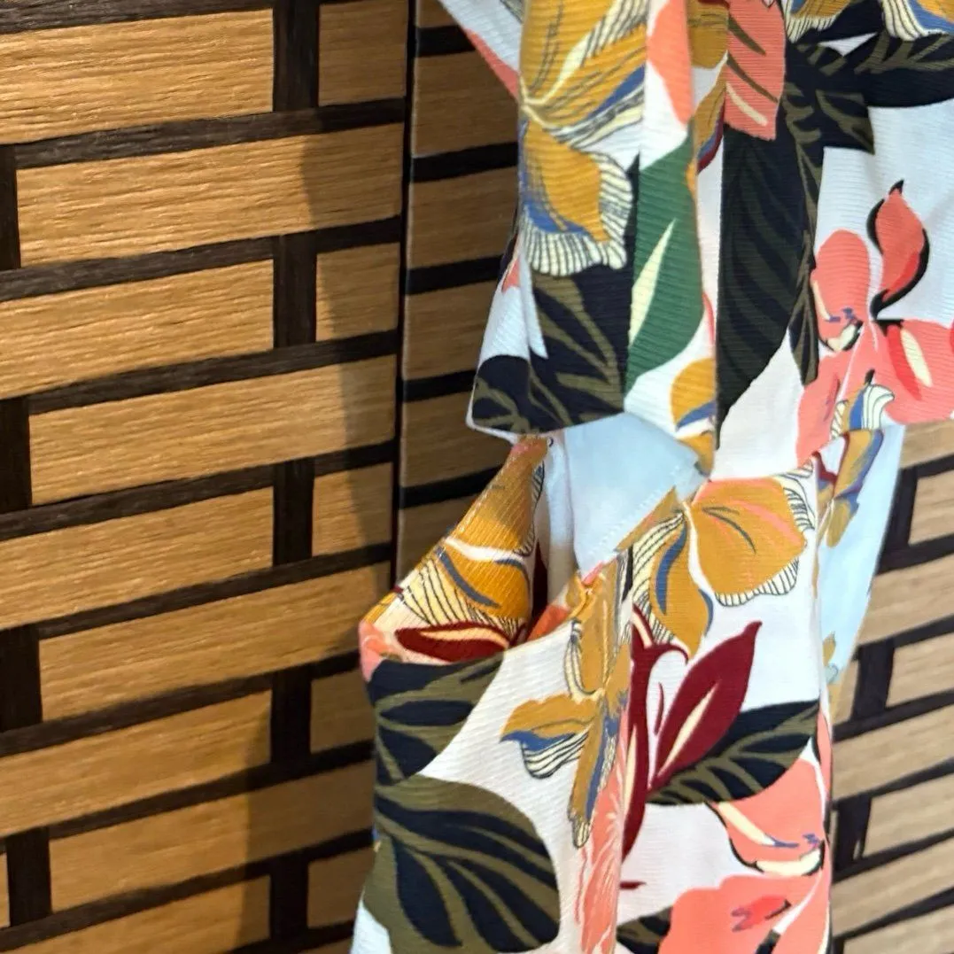 Zara Trafaluc Floral Romper‎ Size XS - Image 7