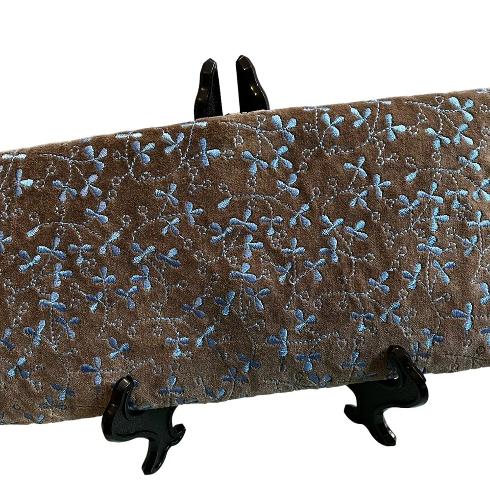 Gap  Velour Embroidered Clutch - Image 2