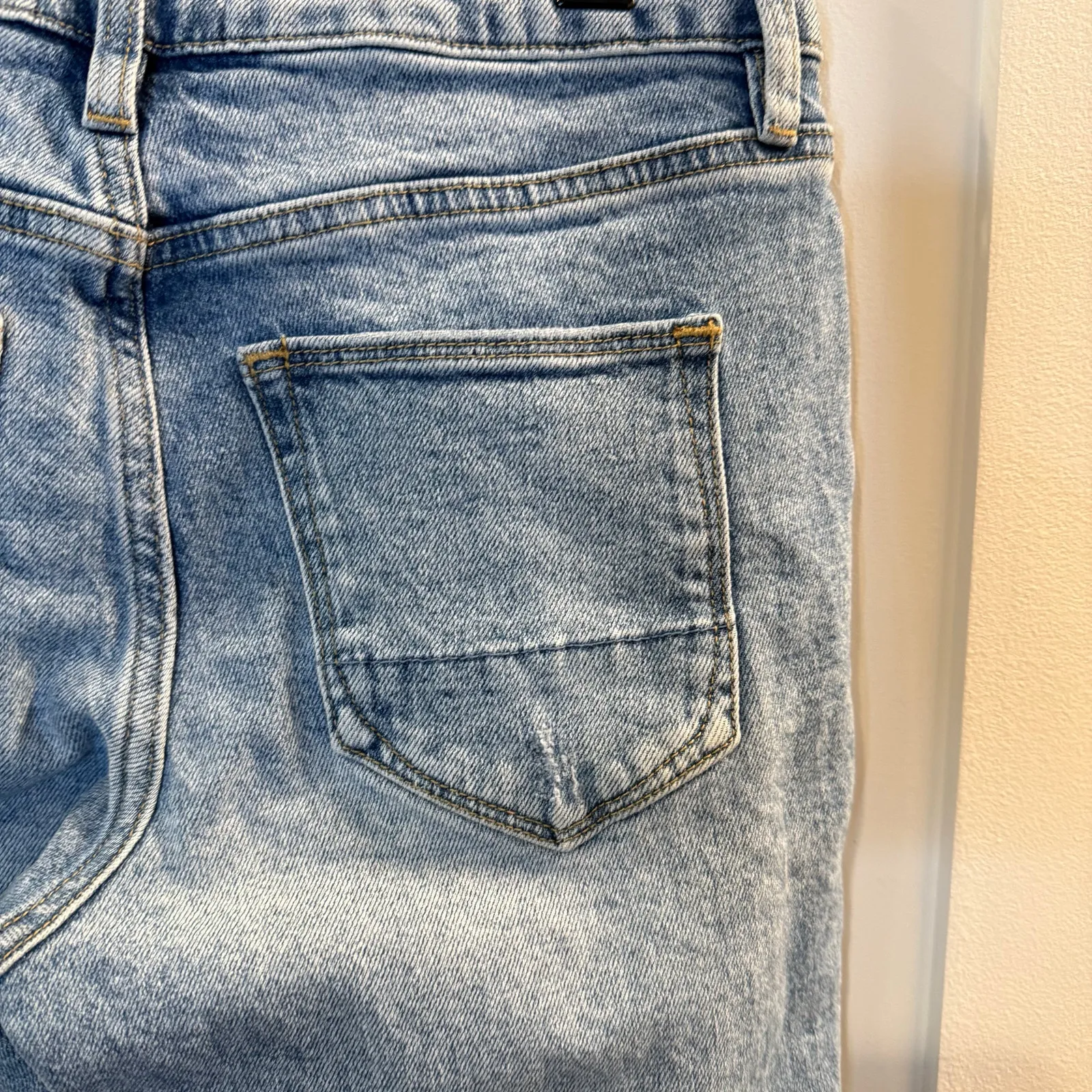 Earnest Sewn Women’s Jane Flare Crop Jeans Size 28 Blue - Image 5