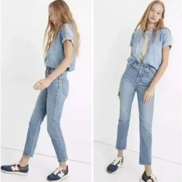 Madewell The Tall Perfect Vintage Jean in Banner‎ Wash, 27 Tall - Image 3