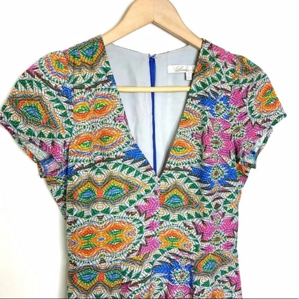 Lovers + Friends Mosaic Cassidy Dress 260 - Image 4