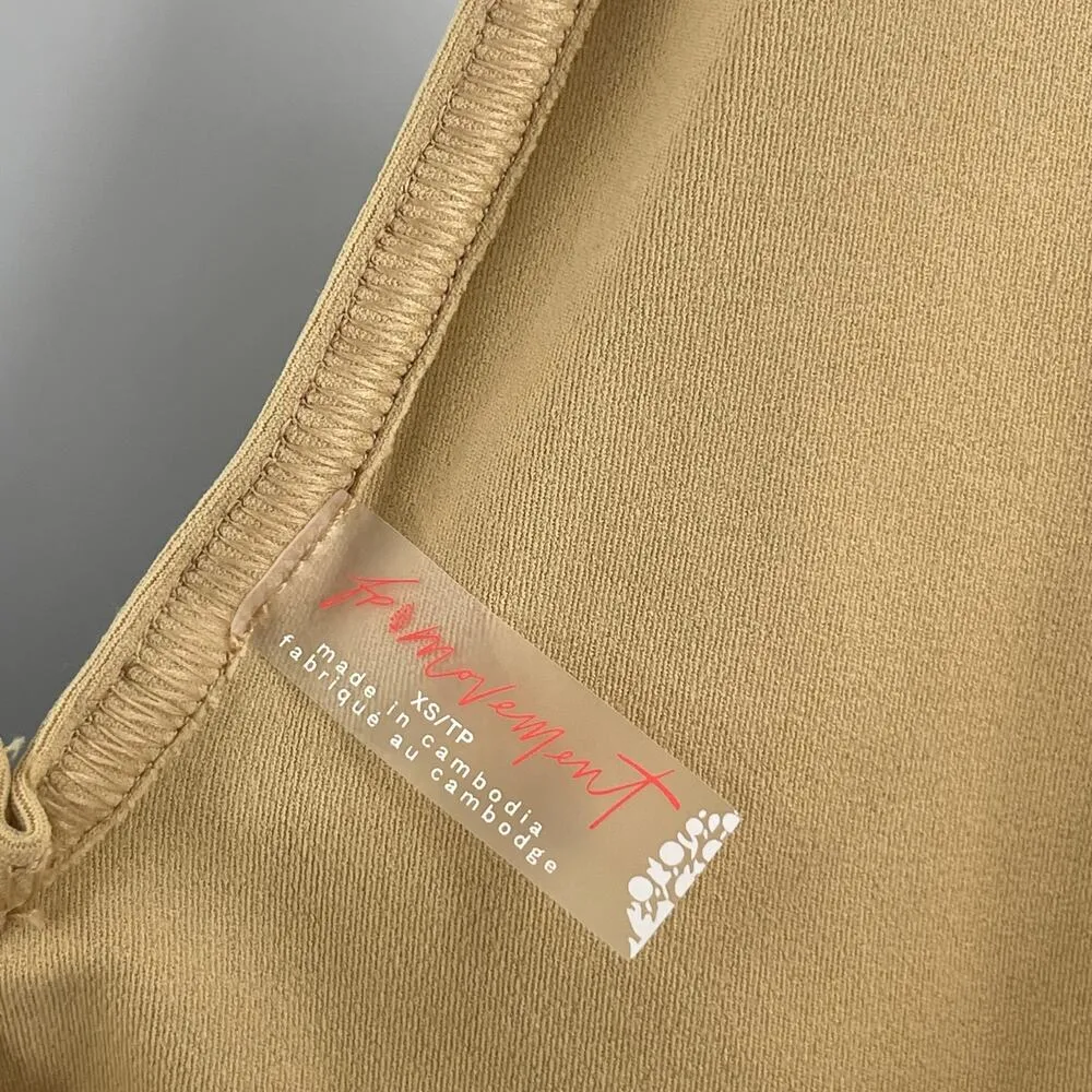 FREE PEOPLE MOVEMENT Never Better Crop Top Bra Extra Small NWT Stripe Active - Image 6