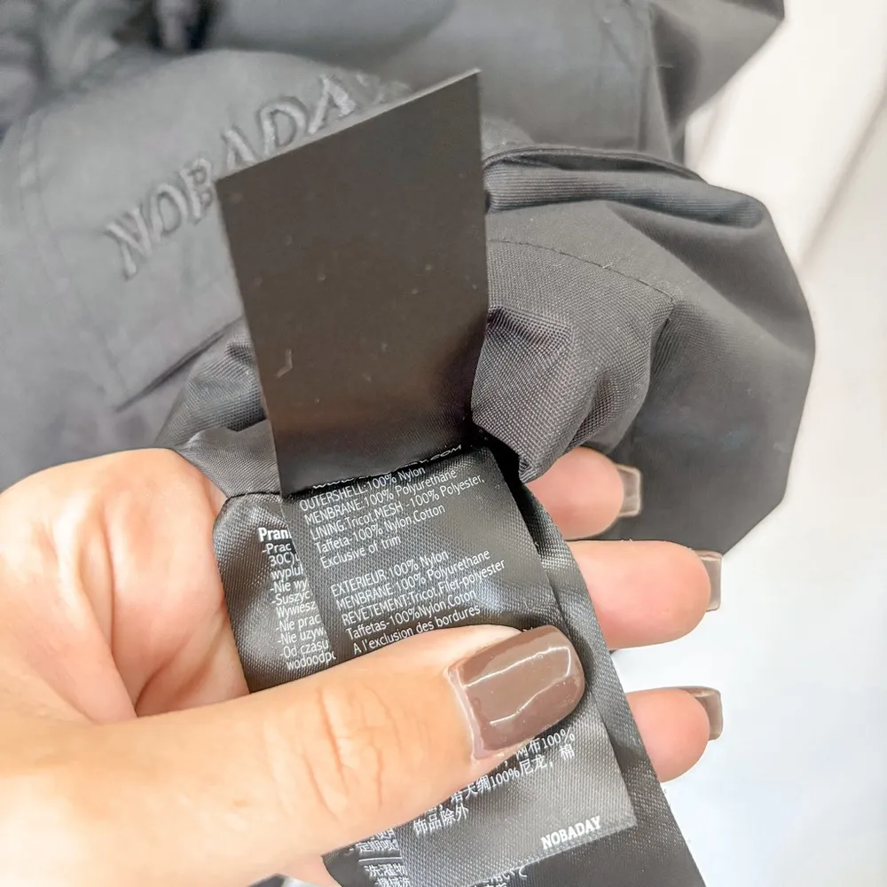 NEW NOBADAY Snowboard Ski Extra Warm Jacket Coat Black Size M - Image 8