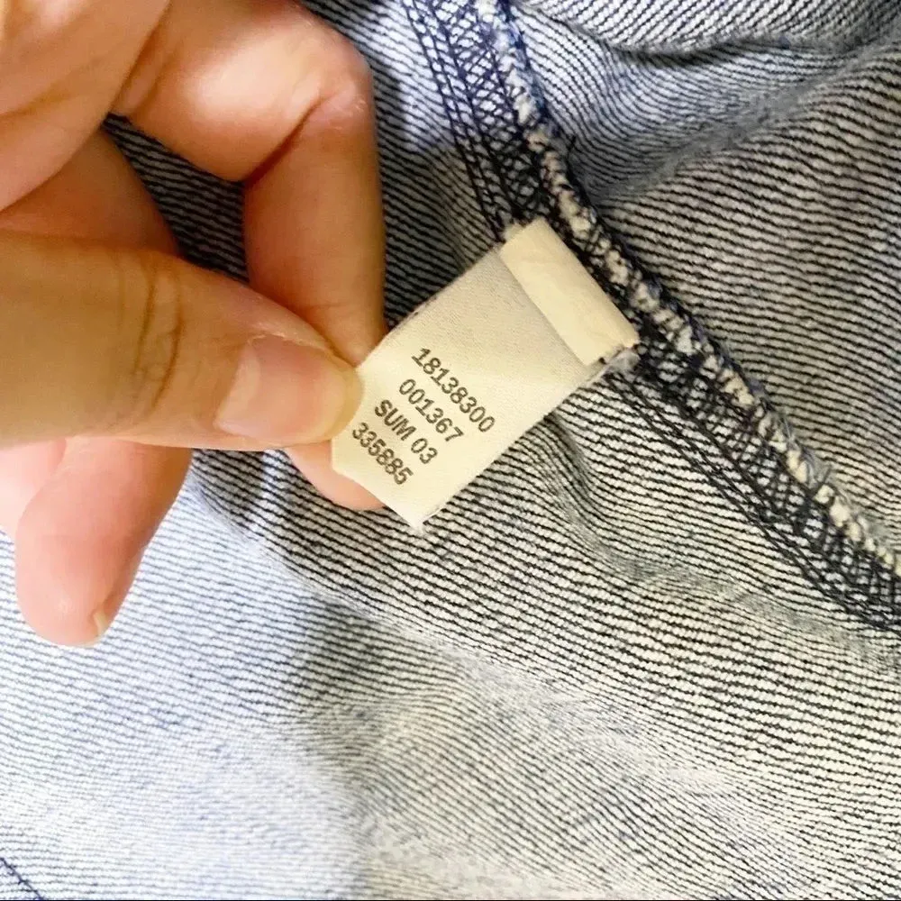 GAP Medium Wash‎ Denim Jacket 00s Y2K Sz XS - Image 2