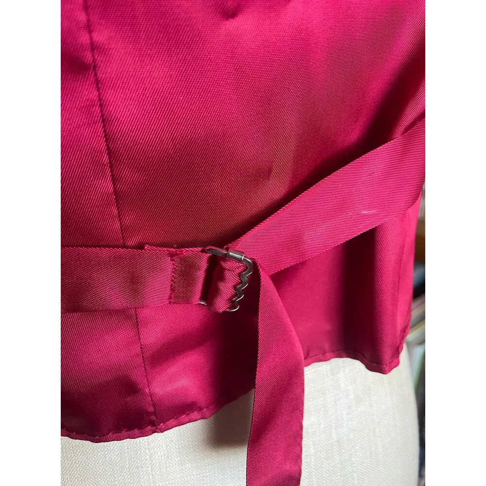 Vintage 90s Bushwacker USA Red Suede V - Image 5