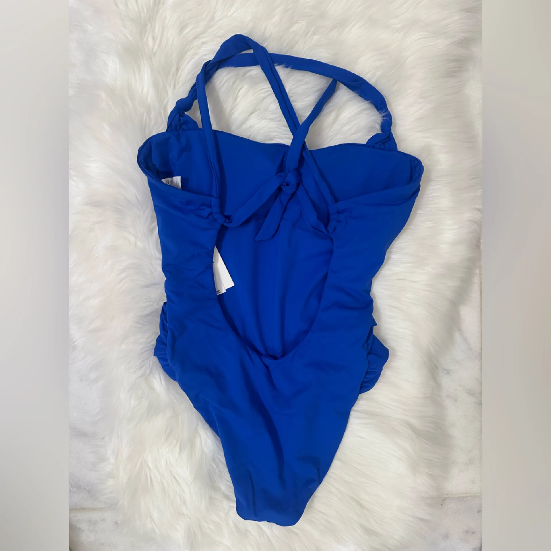 BECCA Women's Standard Baja Mar Bandeau One Piece Swimsuit, Scoop Neck, Bathing - Image 7