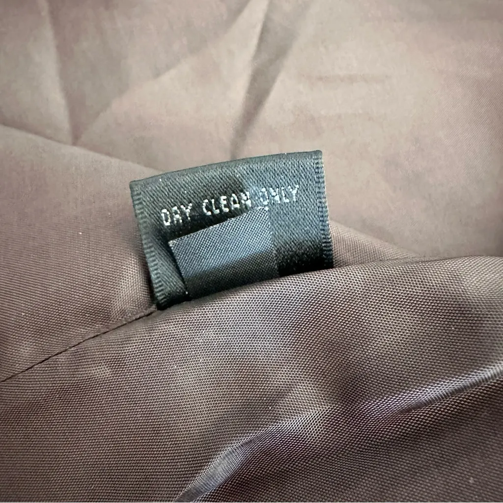 LAFAYETTE 148 New York Brown Wool Cropped Blazer Jacket Size 2 - Image 9