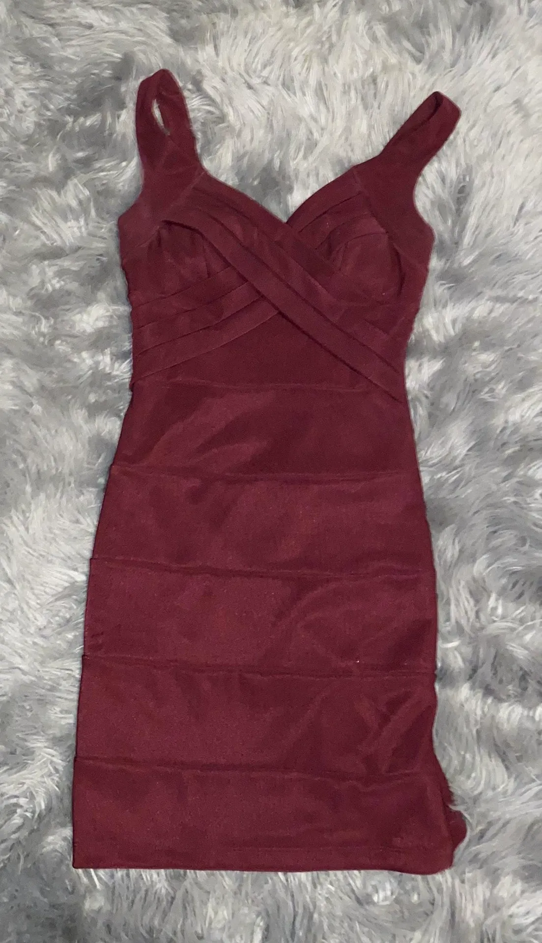 Burgundy Homecoming Dress - Image 5