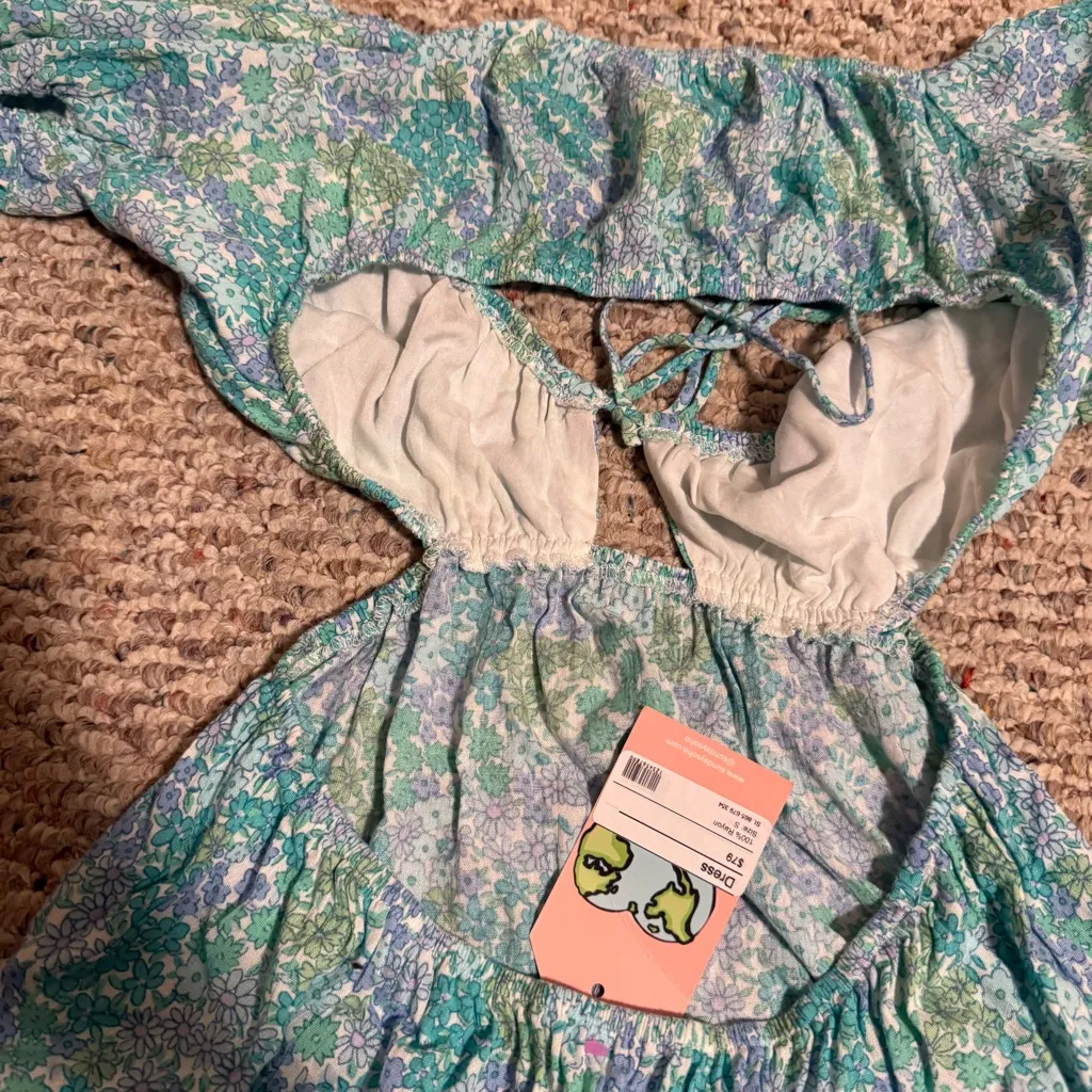 NWT Sundays Floral Open Back Sundress- Size Small - Image 6