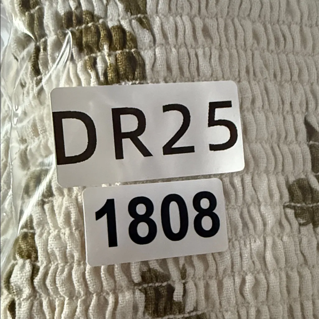 Reformation Hilary Floral in Jolie Smocked Mini Dress long sleeve size M - Image 8