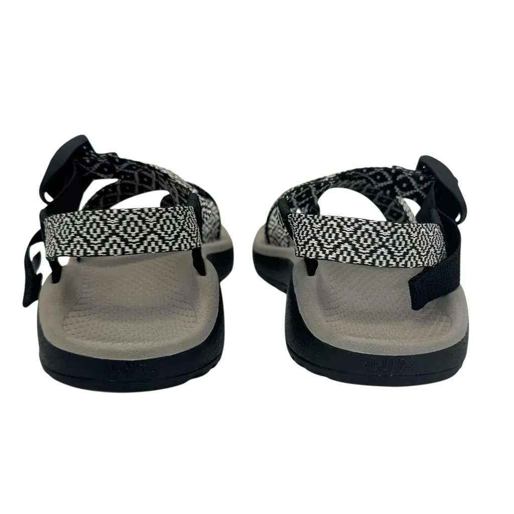 Chaco Women's Z/2 Classic Outdoor Sandal White Black Geo Pattern Womens Size 7 - Image 14